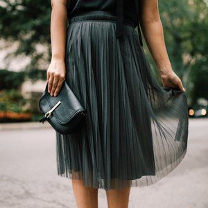 Banana Republic Pleated Tulle Skirt